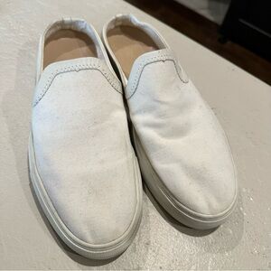 Jenni Kayne White Slip-On Sneakers